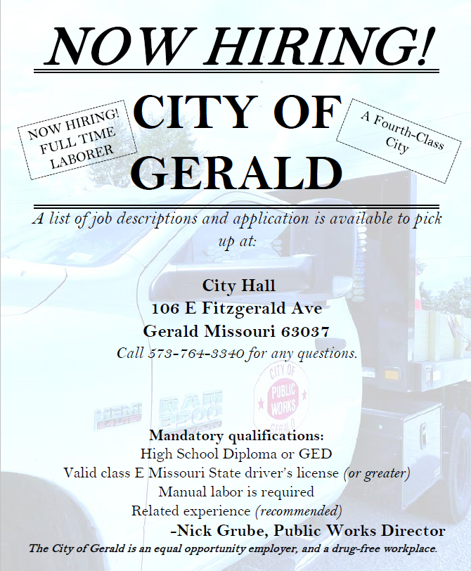 Full Time Laborer Position